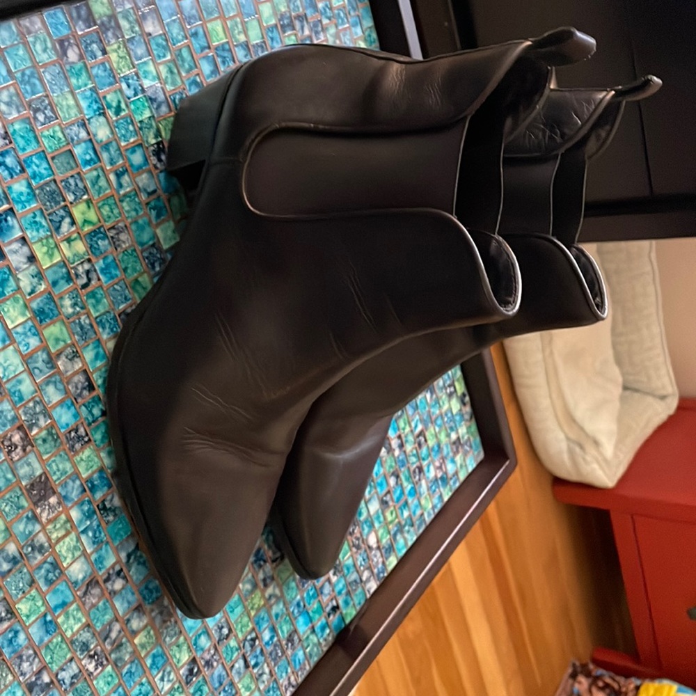 L.K Bennett Black Leather Boots